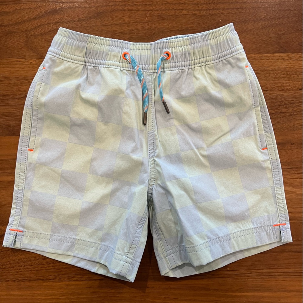New Crewcuts Checkered Swim Shorts